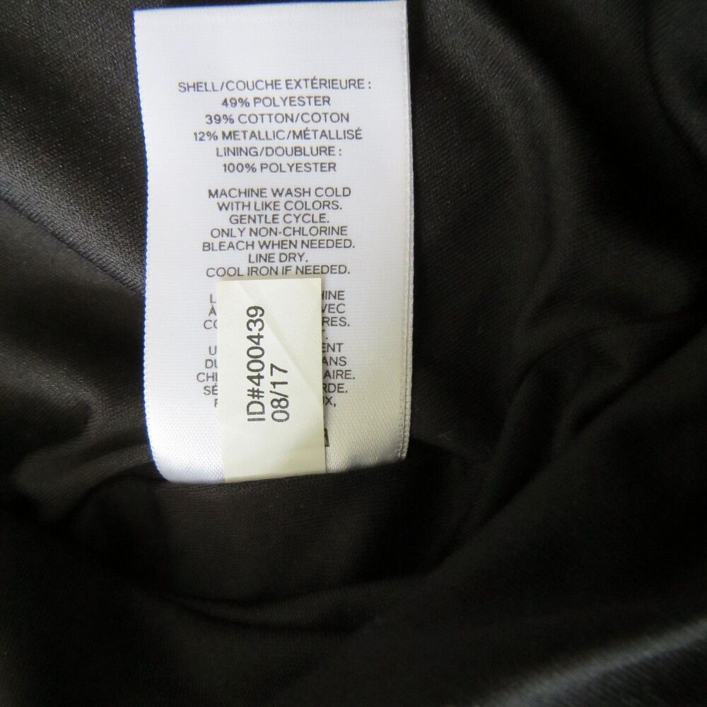Express Black Sparkle Mini Dress w/Open Back Size 8 EUC - Picture 10 of 11